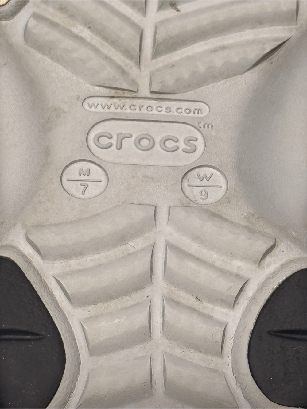 Crocs Classic All Terrain Clog Adjustable Strap Unisex Sz Men 7 Women 9 Grey - Picture 9 of 9
